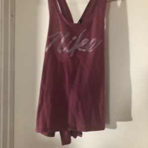 Omens cross cross maroon work out tank top